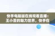 快手电脑版在线观看直播：王小歪的魅力世界，快手在电脑上看直播 