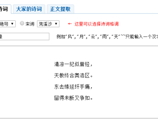 诗词生成器 为你写诗,诗词生成器智能作诗