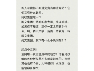 包含最火的小说网站是哪几个的词条