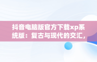 抖音电脑版官方下载xp系统版：复古与现代的交汇，抖音app电脑版下载安装最新版 
