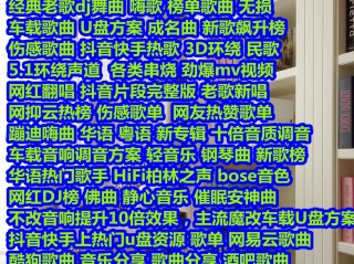 抖音网红歌曲2023最火前十名是谁唱的,抖音网红歌曲