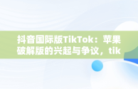 抖音国际版TikTok：苹果破解版的兴起与争议，tiktok抖音国际版破解版wz 