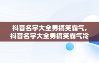 抖音名字大全男搞笑霸气,抖音名字大全男搞笑霸气冷酷