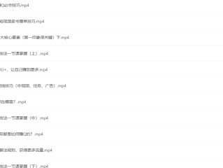 新手VLOG短视频训练营课程