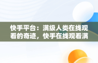 快手平台：满级人类在线观看的奇迹，快手在线观看满级人类电影 