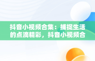 抖音小视频合集：捕捉生活的点滴精彩，抖音小视频合集怎么做 