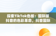 探索TikTok色板：国际版抖音的色彩革命，抖音国际版 tiktok色板免费 