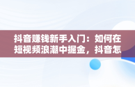 抖音赚钱新手入门：如何在短视频浪潮中掘金，抖音怎么赚钱新手入门书籍 