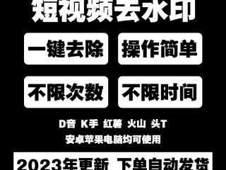 全网短视频一键去水印,短视频去水印助手
