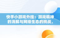 快手小游戏外挂：游戏精神的消解与网络生态的挑战，快手小游戏全部开挂 