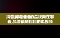 抖音晨曦姐姐的瓜视频在哪看,抖音晨曦姐姐的瓜视频