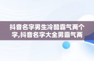 抖音名字男生冷酷霸气两个字,抖音名字大全男霸气两个字