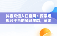 抖音充值入口官网：探索短视频平台的金融生态，苹果抖音充值入口官网 