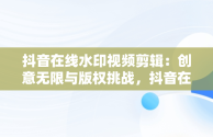 抖音在线水印视频剪辑：创意无限与版权挑战，抖音在线水印视频剪辑软件 