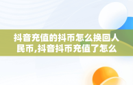 抖音充值的抖币怎么换回人民币,抖音抖币充值了怎么退