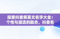 探索抖音男英文名字大全：个性与潮流的融合，抖音名字大全男英文名缩写 