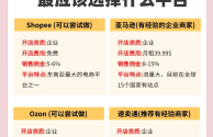 跨境电商做哪个平台比较好,跨境电商哪个平台好做