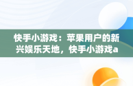 快手小游戏：苹果用户的新兴娱乐天地，快手小游戏app安装 