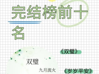 最火小说排行榜前十名已完结(最火小说完本)