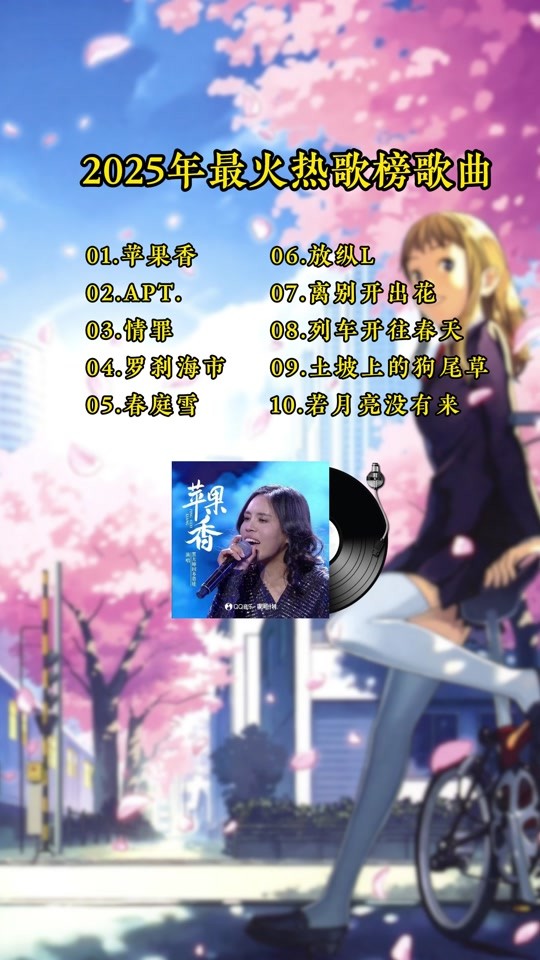 最火的歌曲前十名2025年(最火的歌曲2021排行前10名)