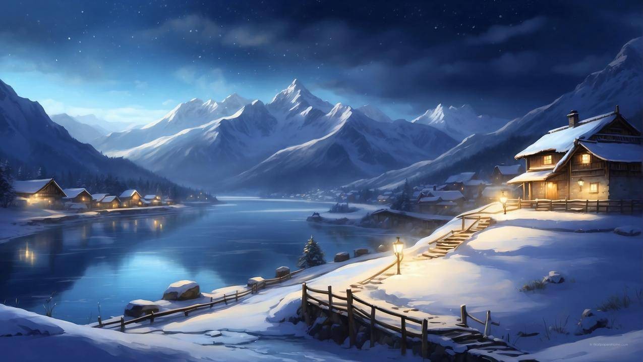 2020最火手机壁纸雪景,最火壁纸全屏风景雪景