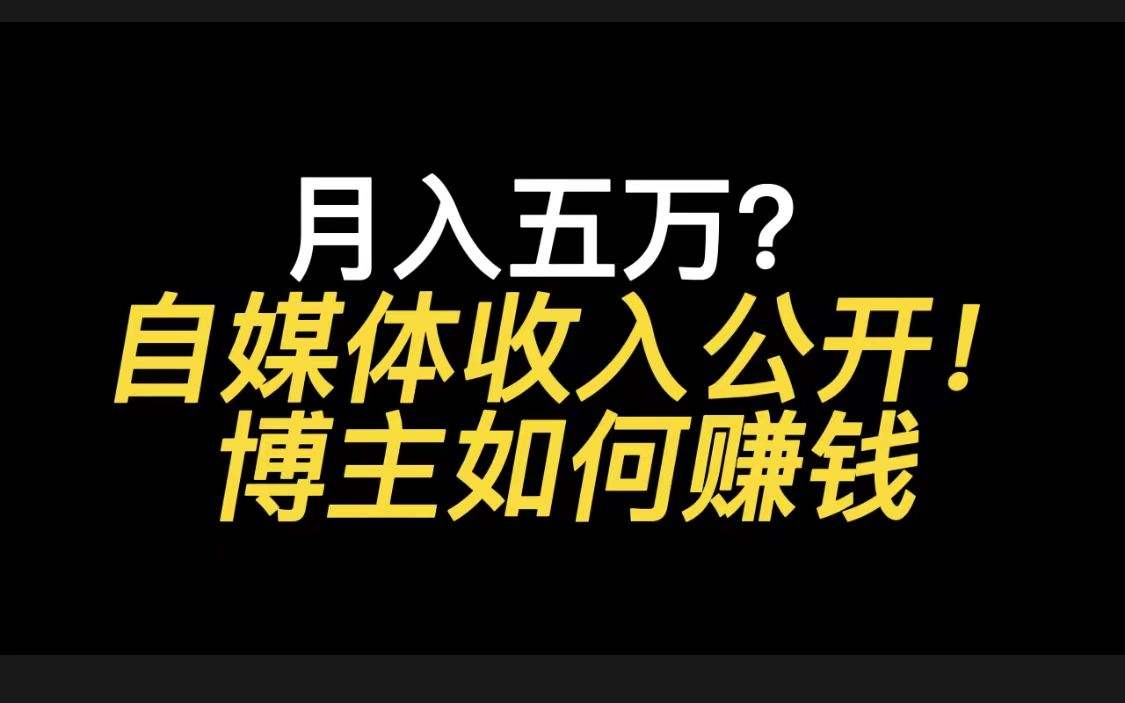 自媒体是如何赚钱的视频呢,自媒体是如何赚钱的视频